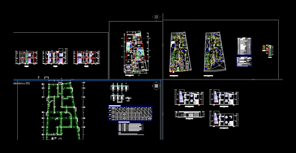 Housing Multifamilar DWG Section for AutoCAD