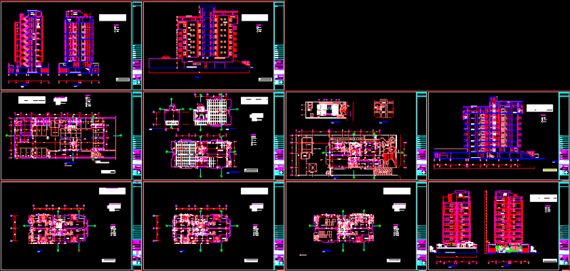 Housing Of Recreation DWG Block for AutoCAD