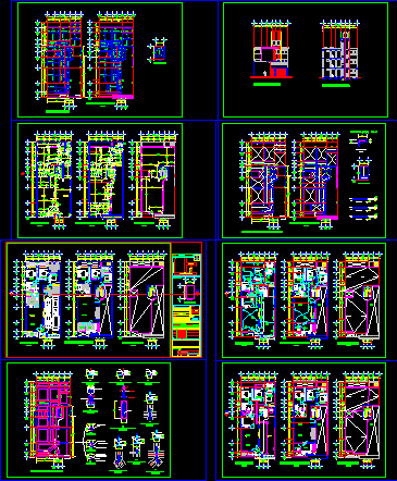 Housing One Family DWG Section for AutoCAD • Designs CAD