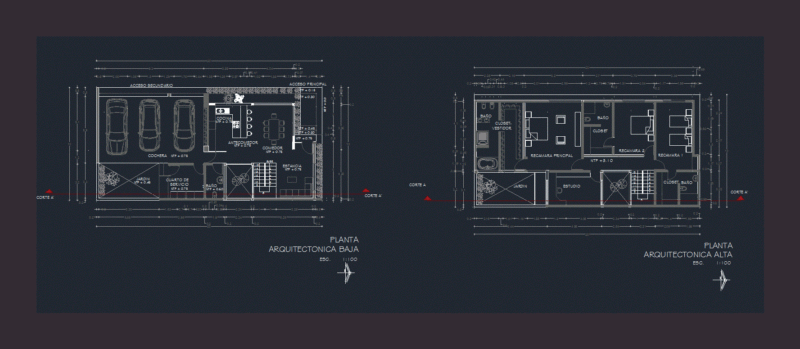Housing Plan Permit DWG Plan for AutoCAD