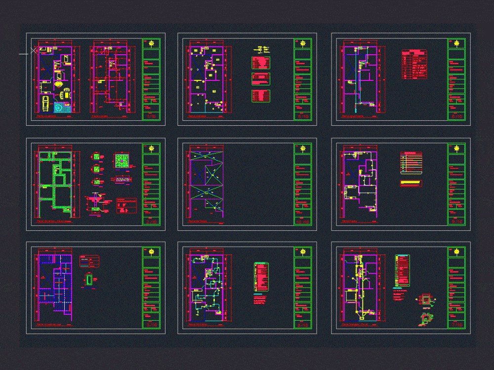 Housing Plans DWG Plan for AutoCAD • Designs CAD