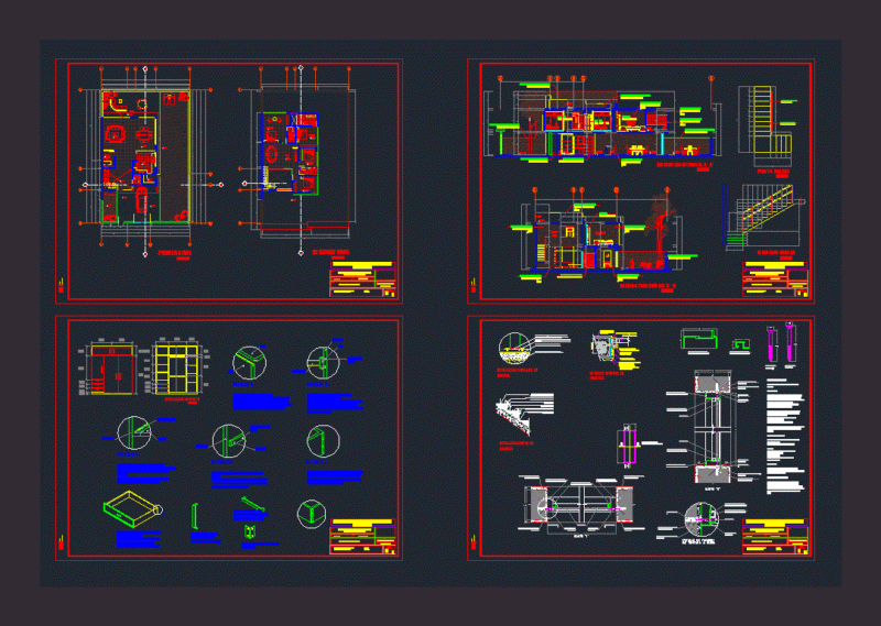 Housing Plans DWG Plan for AutoCAD