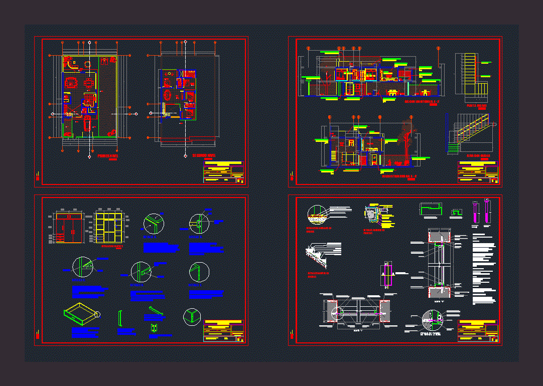 Housing Plans DWG Plan for AutoCAD • Designs CAD