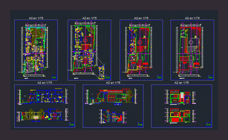 Housing Project – DWG Full Project for AutoCAD