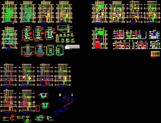 Modern 2 Storeys House 2D DWG Full Project For AutoCAD • Designs CAD