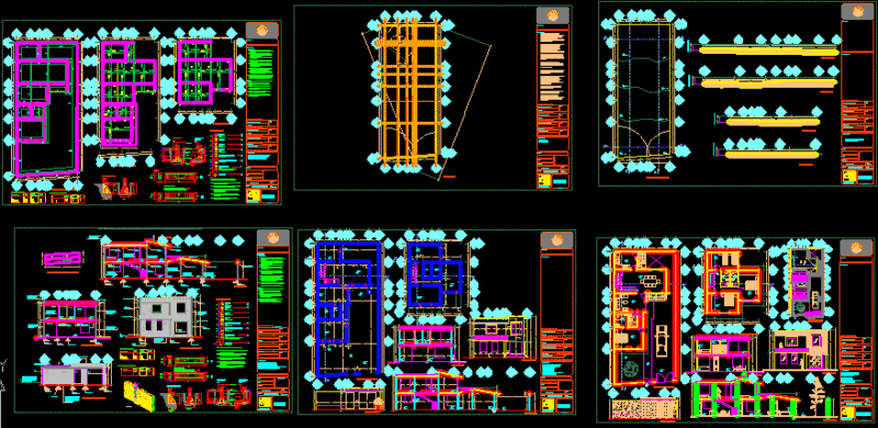 Housing Project DWG Full Project for AutoCAD