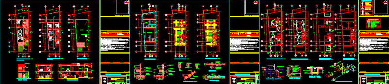 Housing Project DWG Full Project for AutoCAD