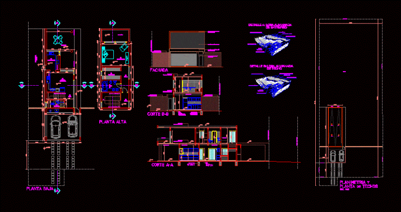 House 2D DWG Plan for AutoCAD