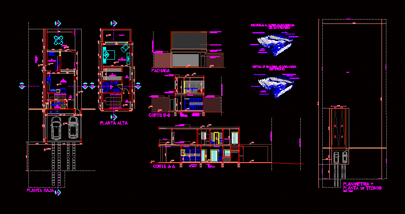 House 2D DWG Plan for AutoCAD • DesignsCAD