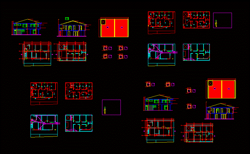 Housing Project DWG Full Project for AutoCAD