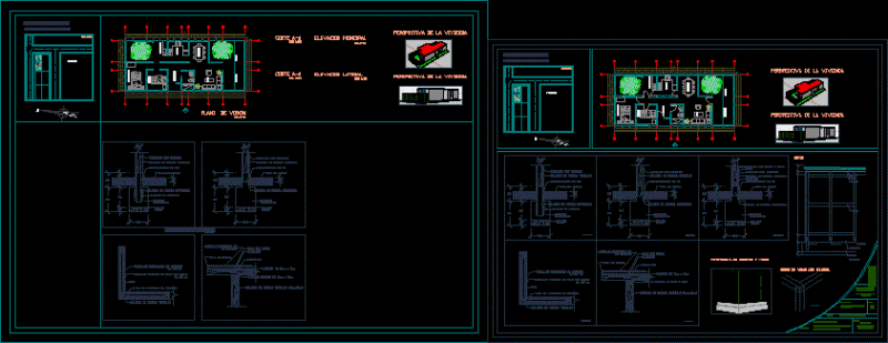 Housing Quincha Details DWG Detail for AutoCAD