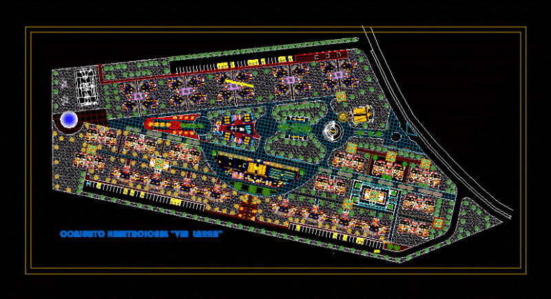 Housing Set DWG Block for AutoCAD