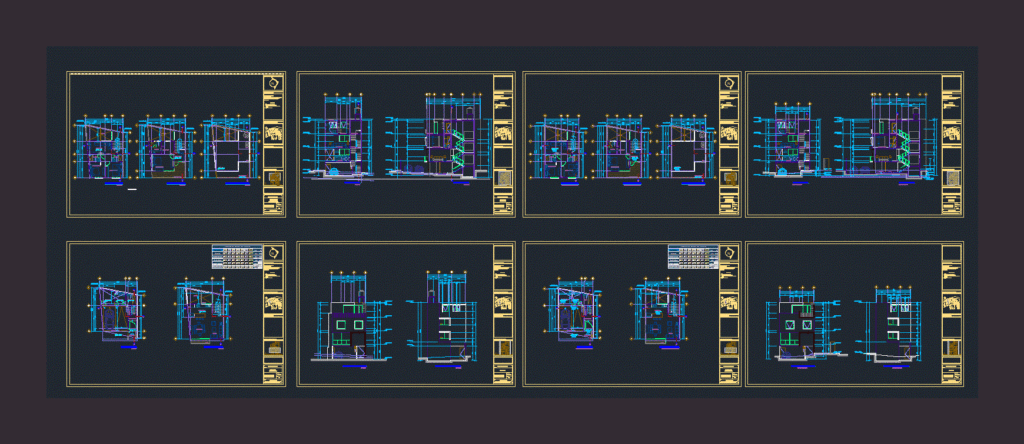 Housing Set DWG Full Project for AutoCAD