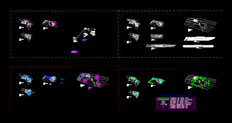 Housing Sloping DWG Elevation for AutoCAD