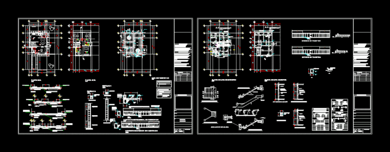 Housing Structural Design DWG Plan for AutoCAD