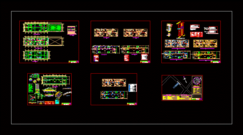 Housing Trade 2 Level DWG Detail for AutoCAD