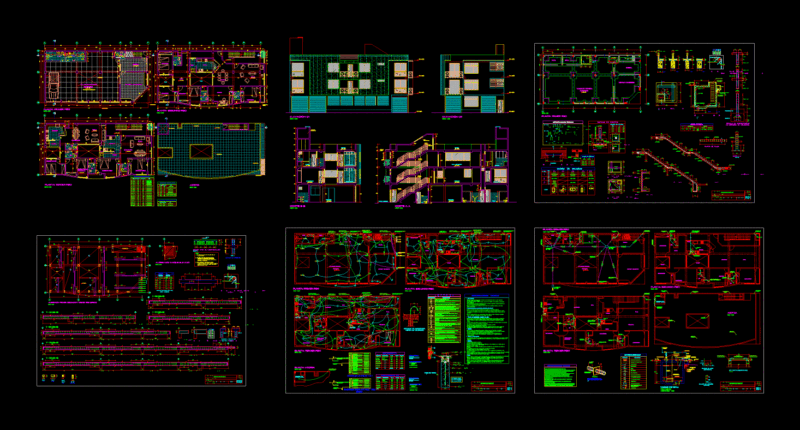 Housing Trade DWG Block for AutoCAD
