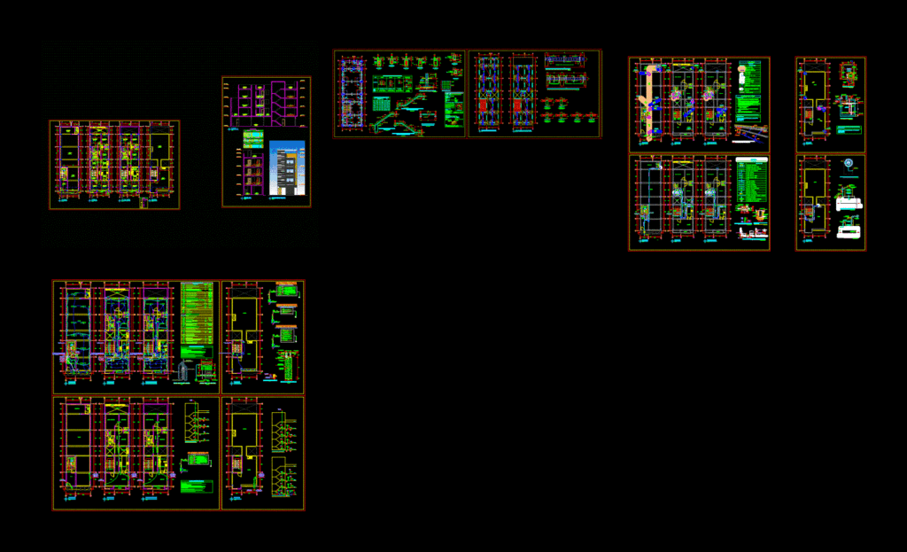 Housing Trade DWG Block for AutoCAD