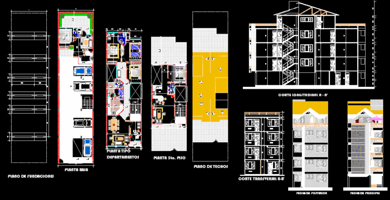 Housing Trade DWG Full Project for AutoCAD