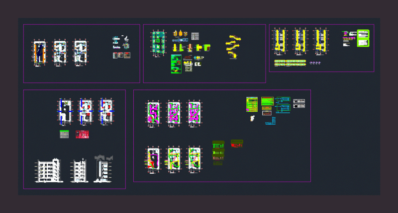 Housing Trade DWG Plan for AutoCAD