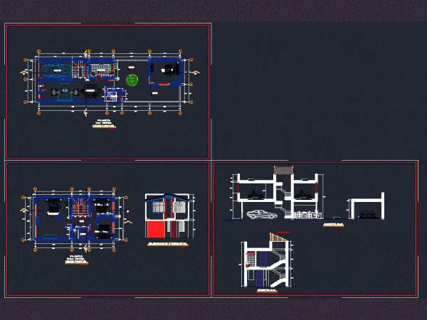 Housing Unifamilar DWG Detail for AutoCAD • Designs CAD