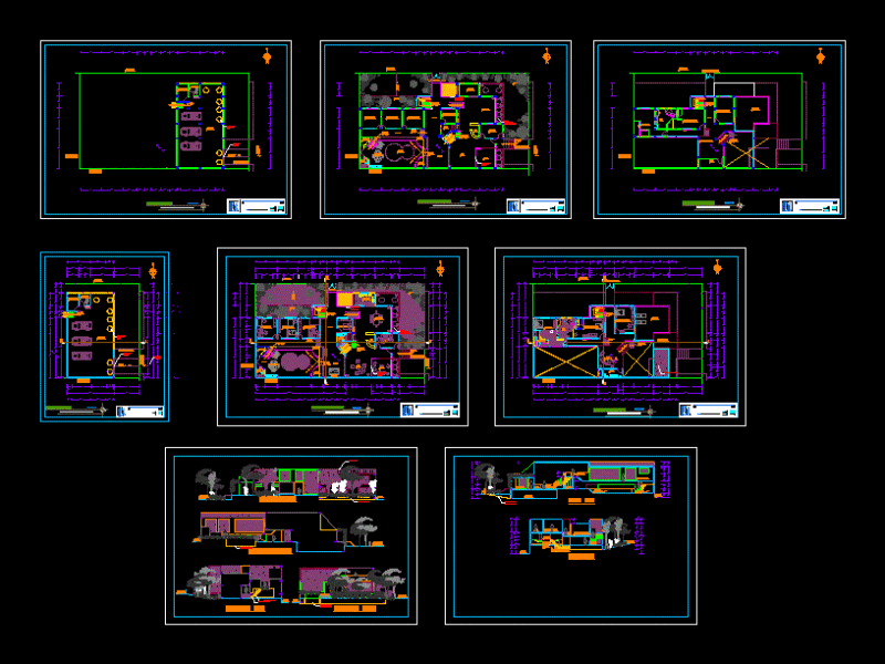 Housing Upper Class DWG Plan for AutoCAD