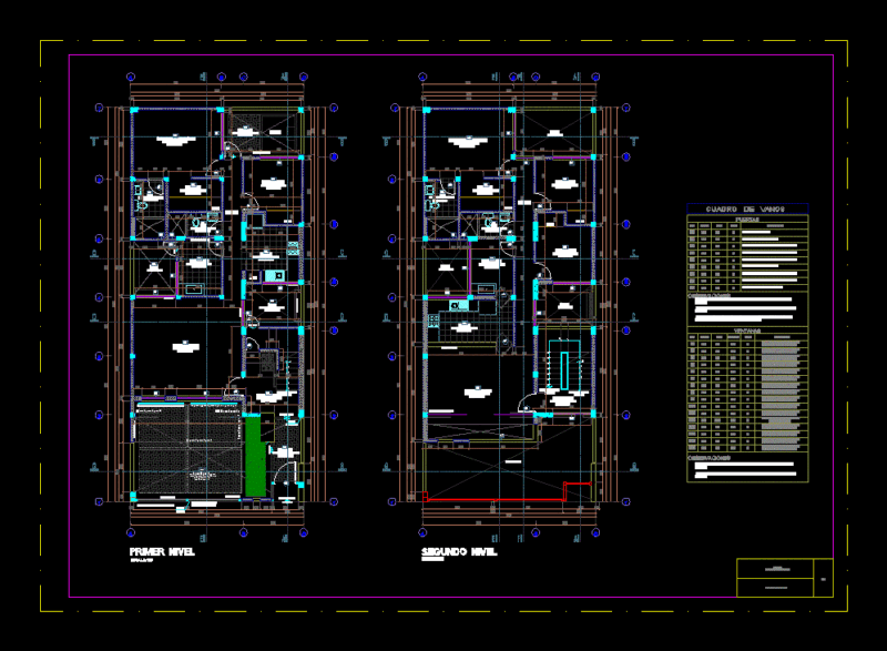 Housing With Box Finishes DWG Block for AutoCAD
