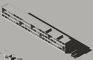 Housings Type At Gifu De Kazuyo Sejima – 3D DWG Model for AutoCAD
