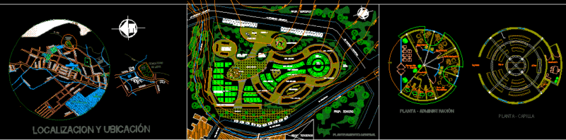 Huancayo Cemetery DWG Block for AutoCAD