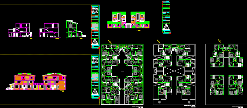 Huancayo House DWG Section for AutoCAD