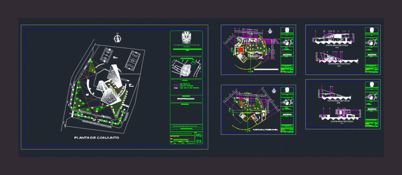 Human Development Center DWG Block for AutoCAD