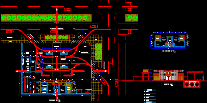 Humbolt Service Stations DWG Block for AutoCAD