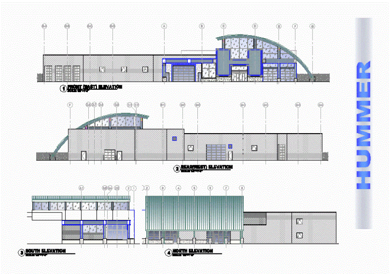 Hummer Elevation DWG Elevation for AutoCAD