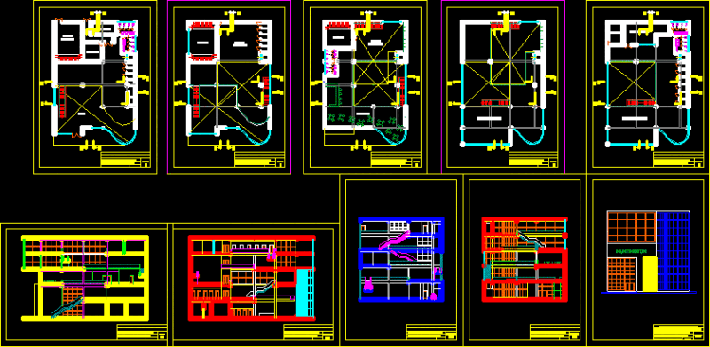Huntington Business Center DWG Full Project for AutoCAD