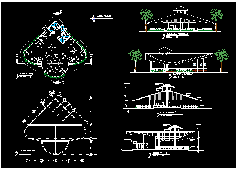 Проект деревянного дома dwg