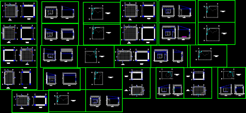 Improvement Model Bedroom DWG Section for AutoCAD