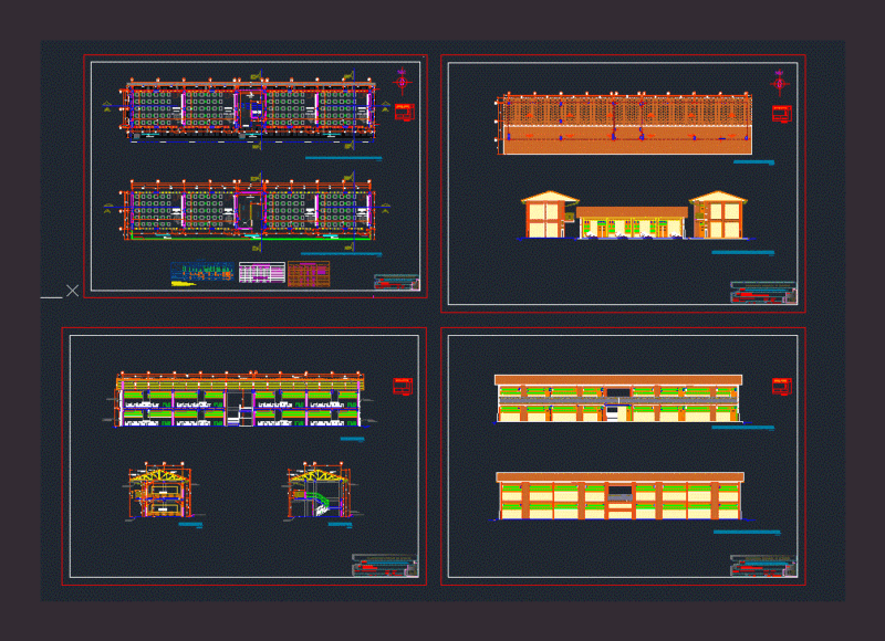 Improvement Of Primary Education Service Ei 50574 DWG Block for AutoCAD