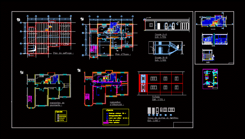 Individual Villa DWG Detail for AutoCAD