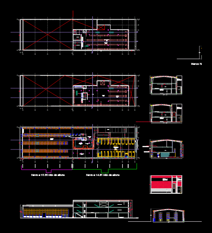Industrial Building Boxito DWG Block for AutoCAD