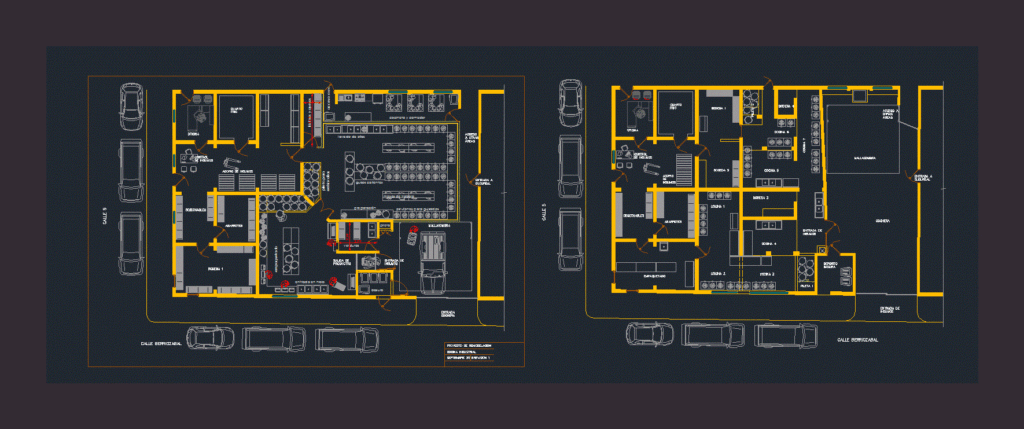 Industrial Kitchen DWG Model for AutoCAD