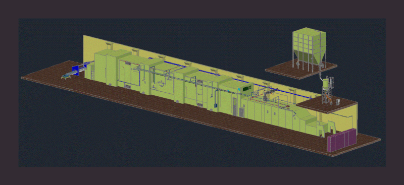 Industrial Plant Piping System DWG Block for AutoCAD