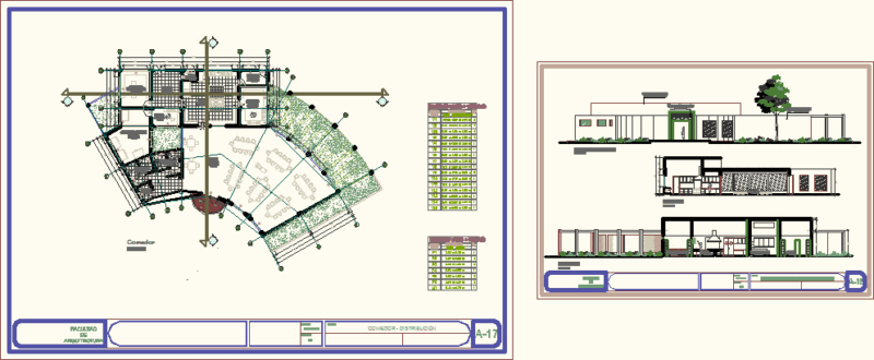 Infantil Diningroom DWG Section for AutoCAD
