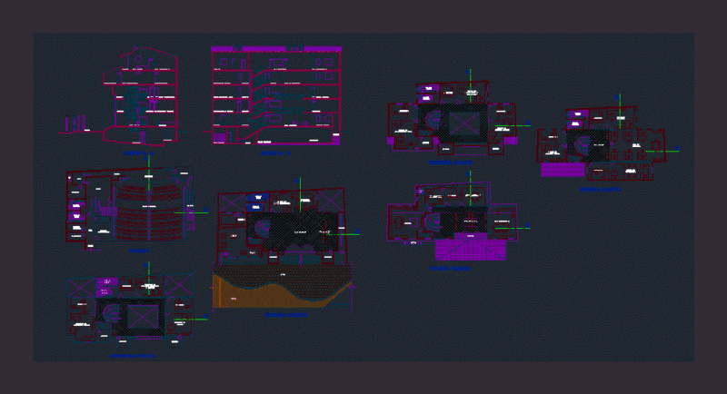 Infrastructure Public DWG Block for AutoCAD