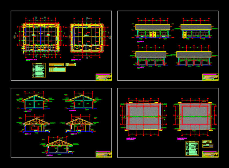 Initial Architecture School DWG Block for AutoCAD