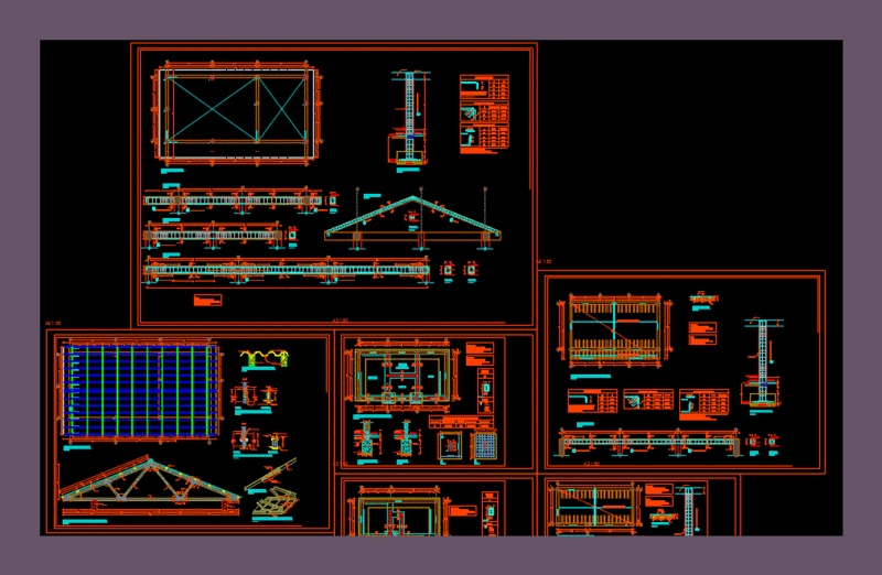 Initial Classroom DWG Section for AutoCAD