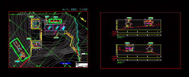 Initial Education Center DWG Elevation for AutoCAD