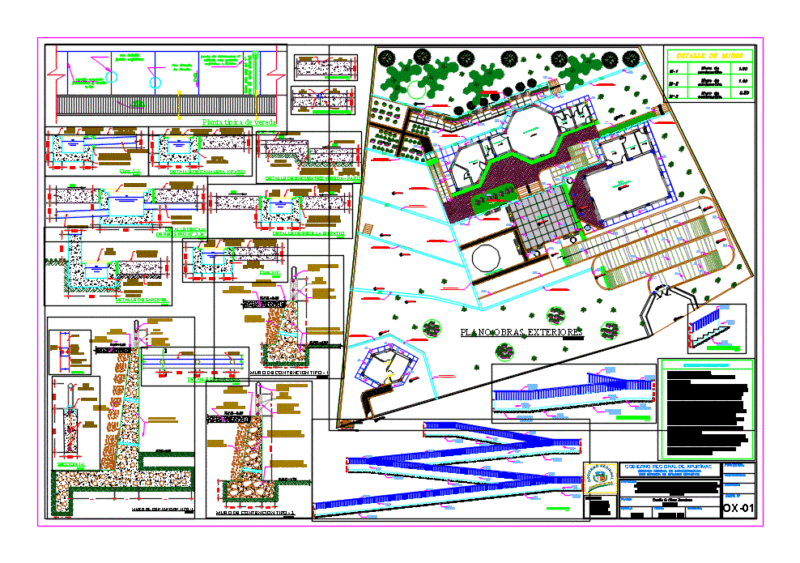 Initial Gardens DWG Detail for AutoCAD