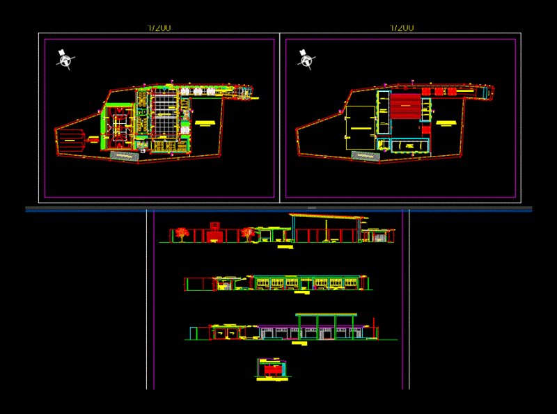 Initial Iiee – Educational Institution DWG Block for AutoCAD