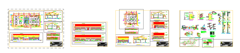 Initial School Chucasuyo Juli DWG Block for AutoCAD