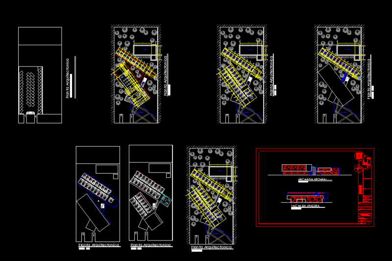 Inn 40 Rooms DWG Elevation for AutoCAD